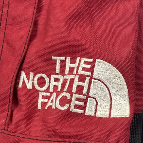Vintage The North Face Backpack Hike Travel School Padded Waist Chest Clip Red - Picture 14 of 14